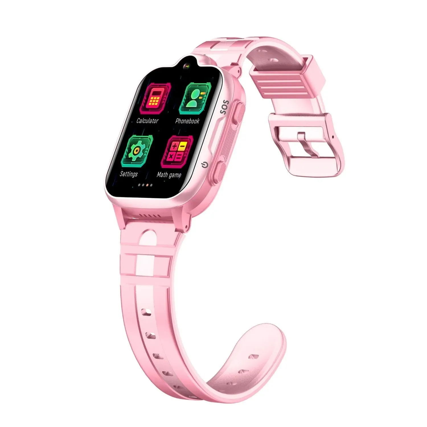 Kidocall - 4G Smartwatch, Phone & GPS Tracking for Kids - Pink