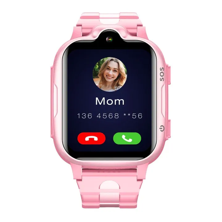 Kidocall - 4G Smartwatch, Phone & GPS Tracking for Kids - Pink