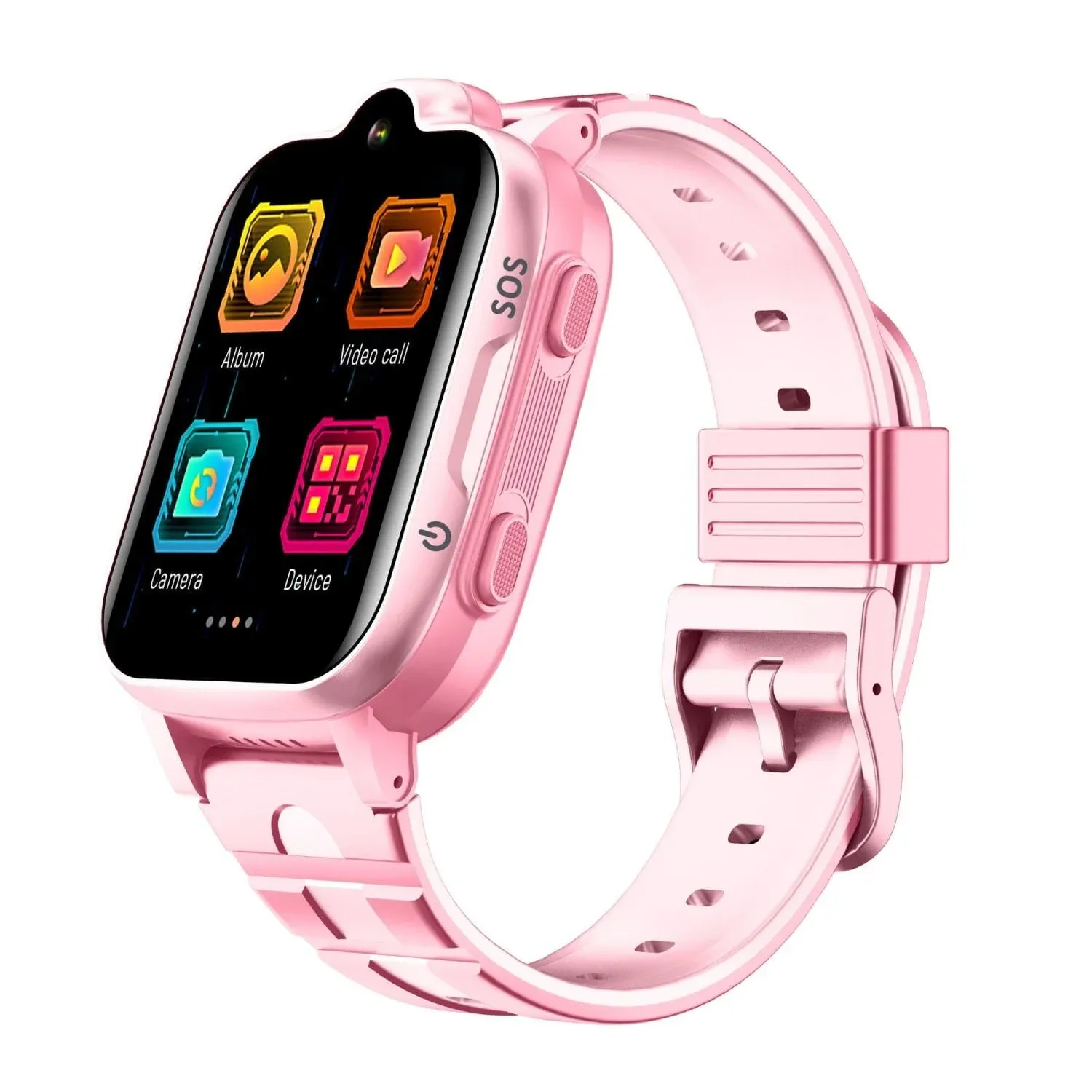 Kidocall - 4G Smartwatch, Phone & GPS Tracking for Kids - Pink