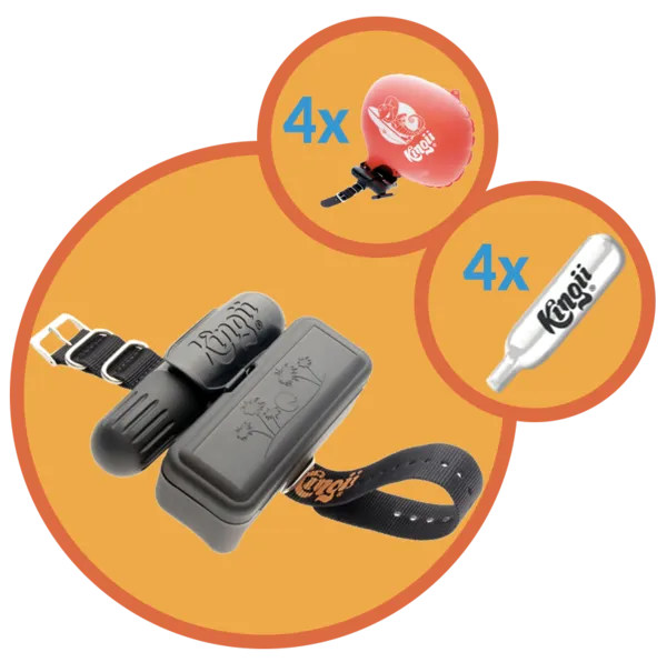 Kingii Family Package (4 Kingii Wearables, 4 Refill)
