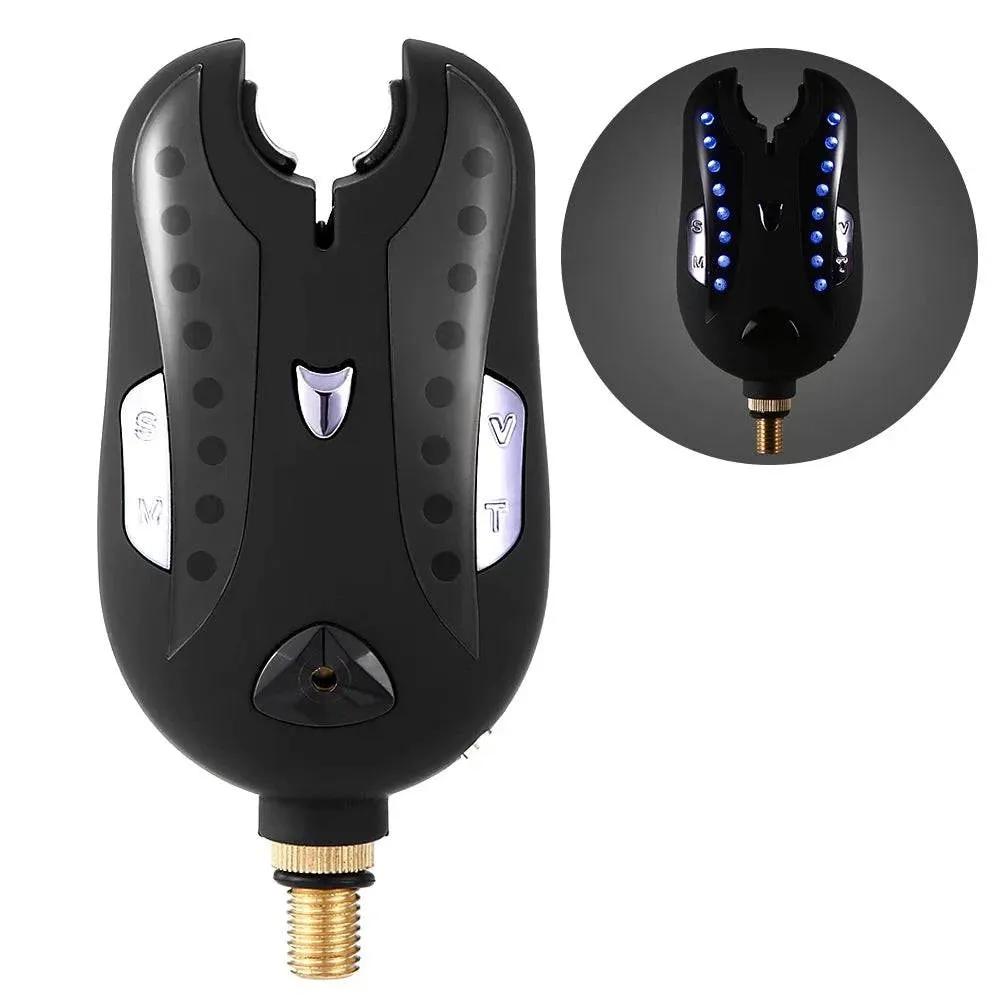 Lixada Fishing Alarm Fishing Bite Alarm Sound Alert Kit Fishing Led Alarm Indicator For Outdoor Fishing Tools