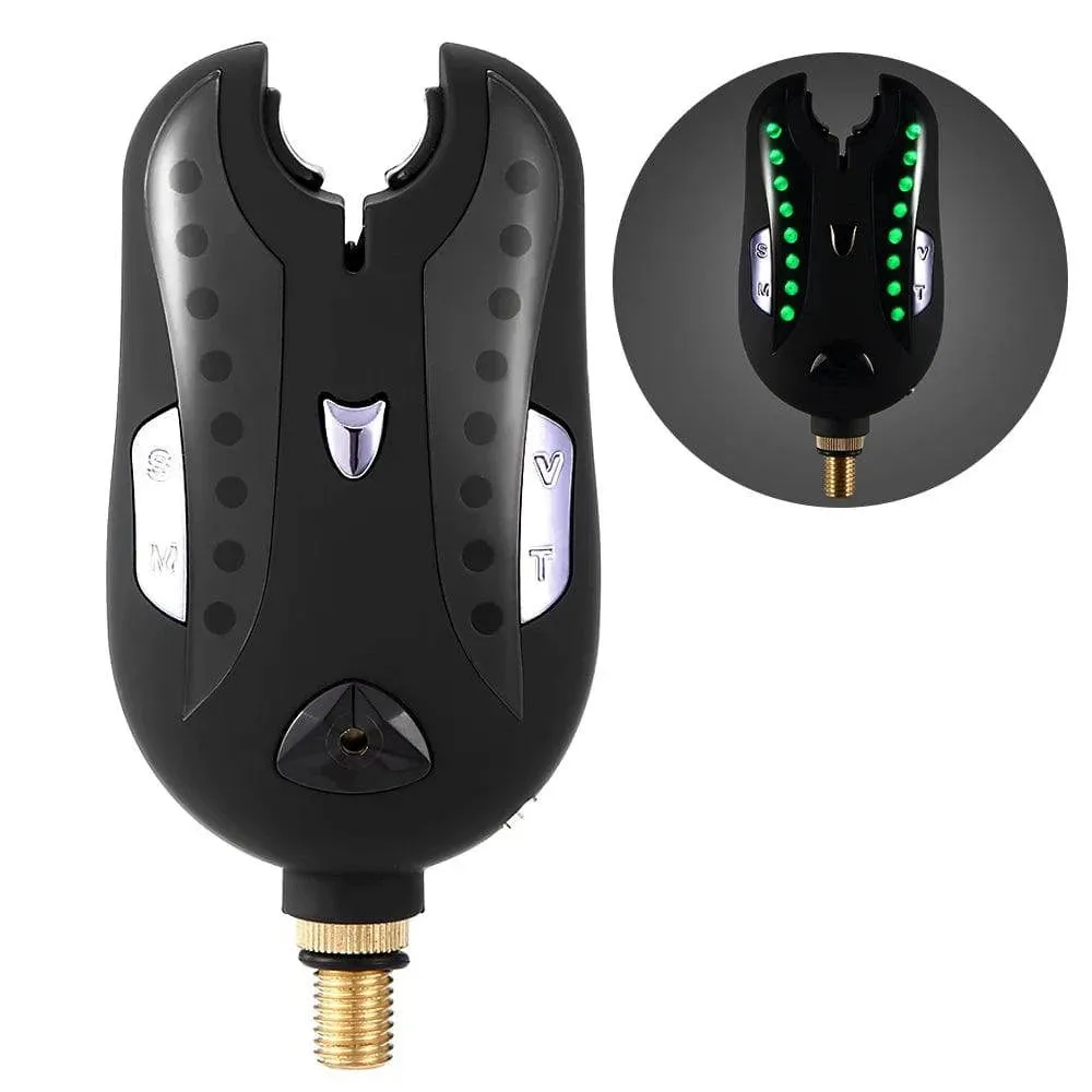 Lixada Fishing Alarm Fishing Bite Alarm Sound Alert Kit Fishing Led Alarm Indicator For Outdoor Fishing Tools