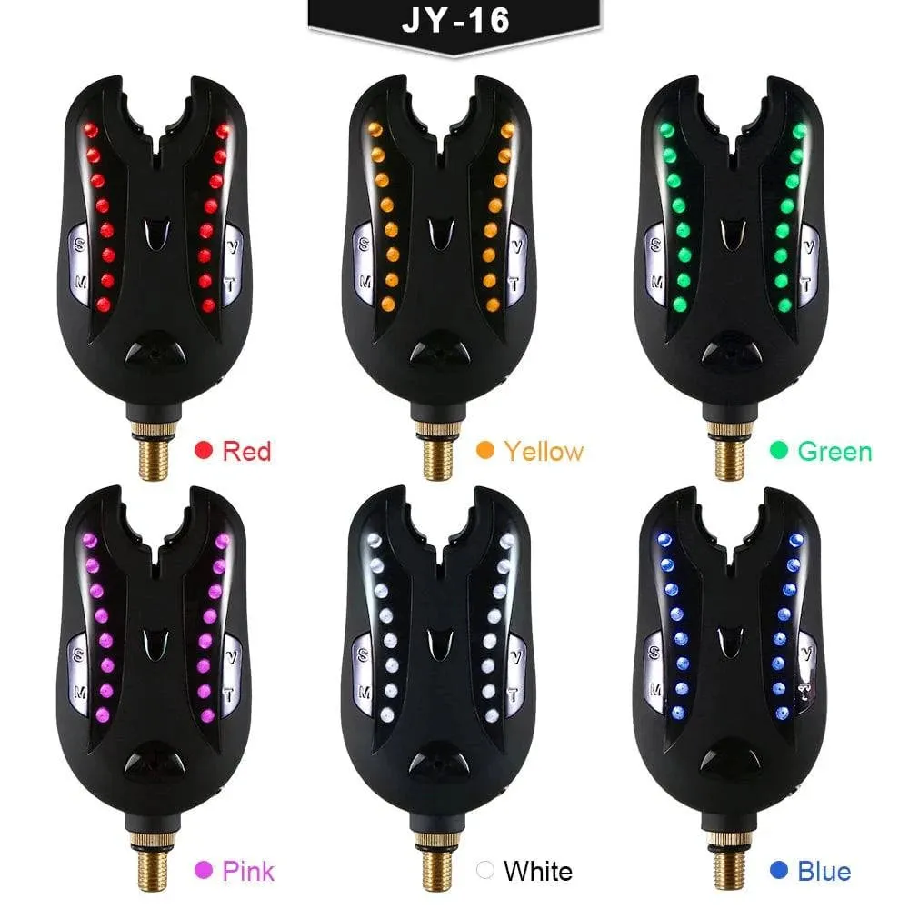 Lixada Fishing Alarm Fishing Bite Alarm Sound Alert Kit Fishing Led Alarm Indicator For Outdoor Fishing Tools
