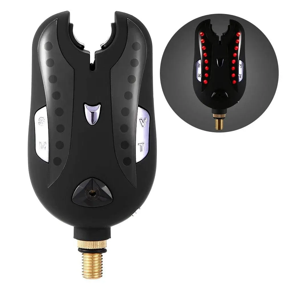 Lixada Fishing Alarm Fishing Bite Alarm Sound Alert Kit Fishing Led Alarm Indicator For Outdoor Fishing Tools