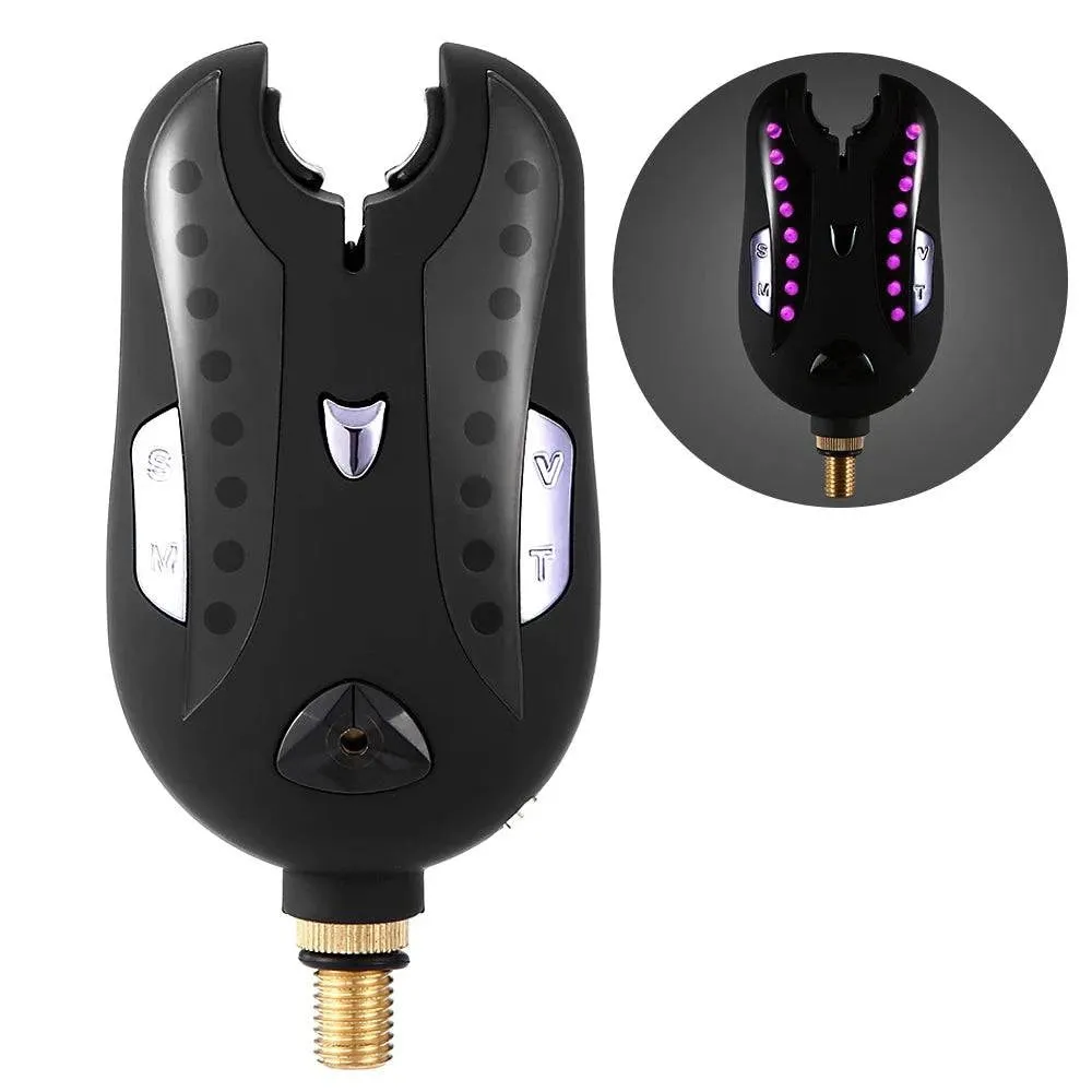 Lixada Fishing Alarm Fishing Bite Alarm Sound Alert Kit Fishing Led Alarm Indicator For Outdoor Fishing Tools