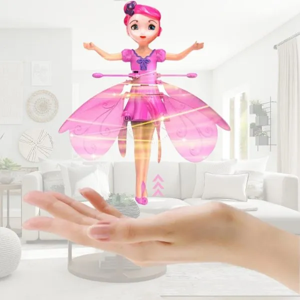 Magical Flying Fairy Doll,hand Sensor Control / Sky Dancers Flying Toy, (random Color)