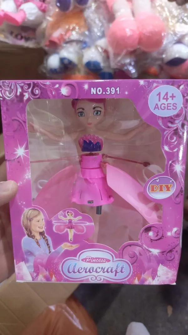 Magical Flying Fairy Doll,hand Sensor Control / Sky Dancers Flying Toy, (random Color)