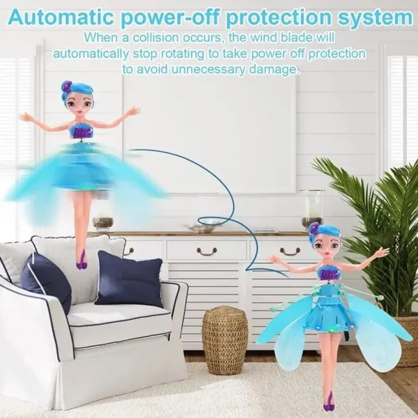 Magical Flying Fairy Doll,hand Sensor Control / Sky Dancers Flying Toy, (random Color)