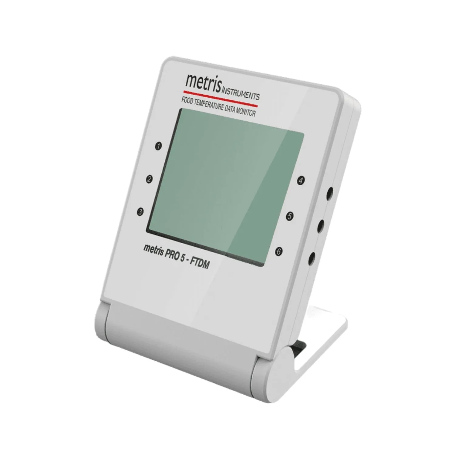 Metris Instruments Model PRO5-Food Temperature Data Monitor- FTDM, Alarms, Oven-Crock Pot and BBQ Digital Thermometer Wireless Bluetooth with Stainless Steel Needle Tip Probes, Software Remote Monitoring