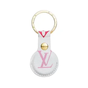 Mono White/Pink AirTag Case