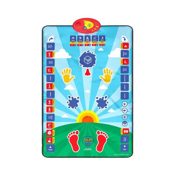 My Salah Mat - Interactive Prayer Mat - Kids Blue