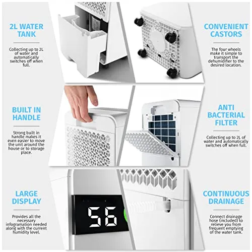 Nyxi Home Dehumidifier 12L per Day (New)