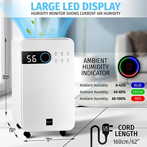 Nyxi Home Dehumidifier 12L per Day (New)