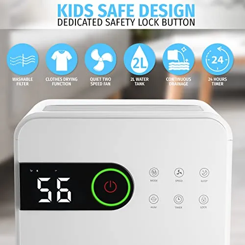 Nyxi Home Dehumidifier 12L per Day (New)