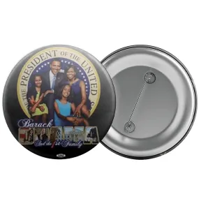 Obama Family Portrait Button