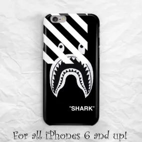 Off White Bape Shark Mouth BATHING APE iPhone Case