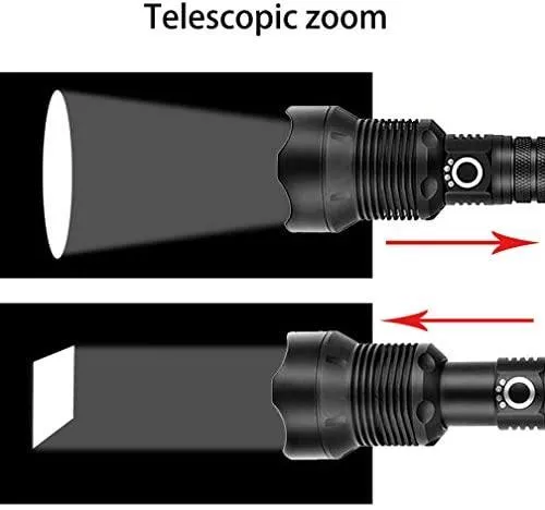 OGPIGGJA Led Flashlight 90000 Lumens.