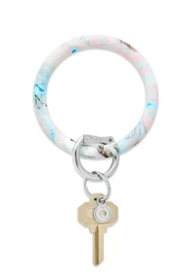 Pastel Marble Key Ring