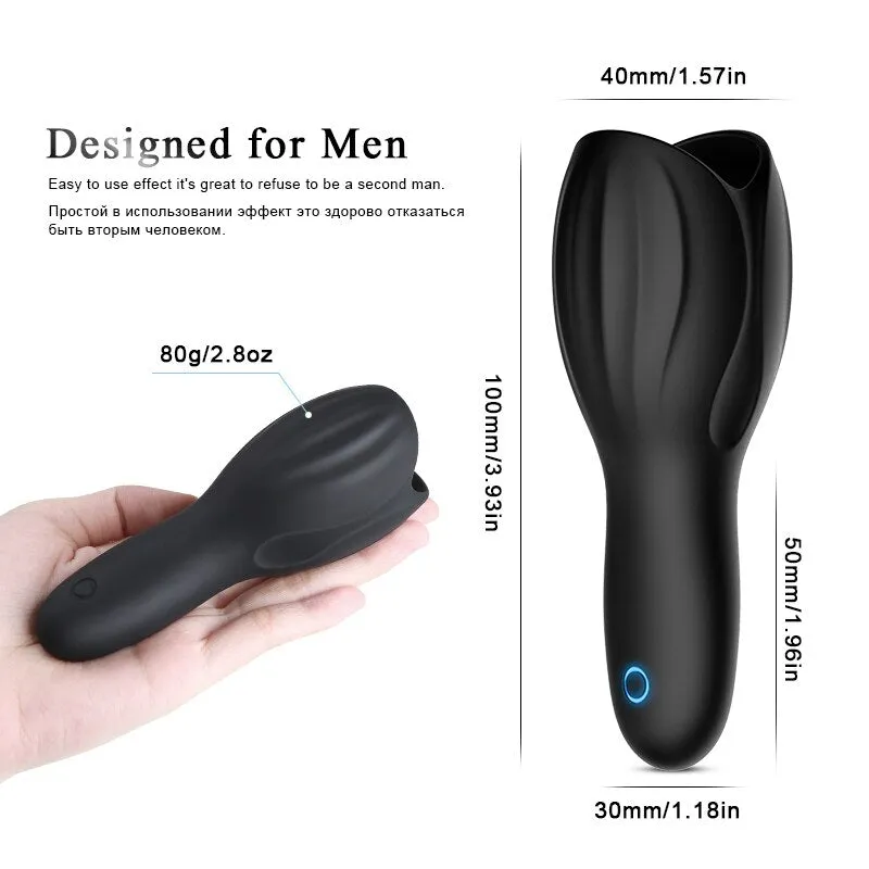 Penis Massage Vibrator for Men Dick Stimulator USB Charge Body Massage Toys Waterproof Adult Toy for Men