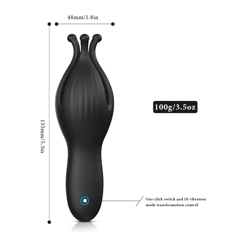Penis Massage Vibrator for Men Dick Stimulator USB Charge Body Massage Toys Waterproof Adult Toy for Men