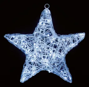 Premier 58cm Lit Soft Acrylic Star White