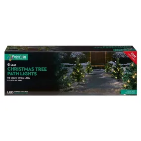 Premier 6 Mini LED Christmas Tree Path Lights