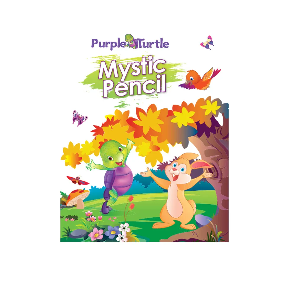 Purple Turtle Mystic Pencil Books (Set of 4)  - Interactive Activity Books for Kids Ages 3-8