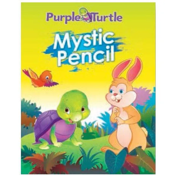 Purple Turtle Mystic Pencil Books (Set of 4)  - Interactive Activity Books for Kids Ages 3-8