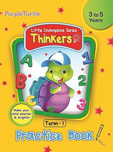 Purple Turtle Thinkers Level 1 Term 1 Practice Book for Nursery Kids