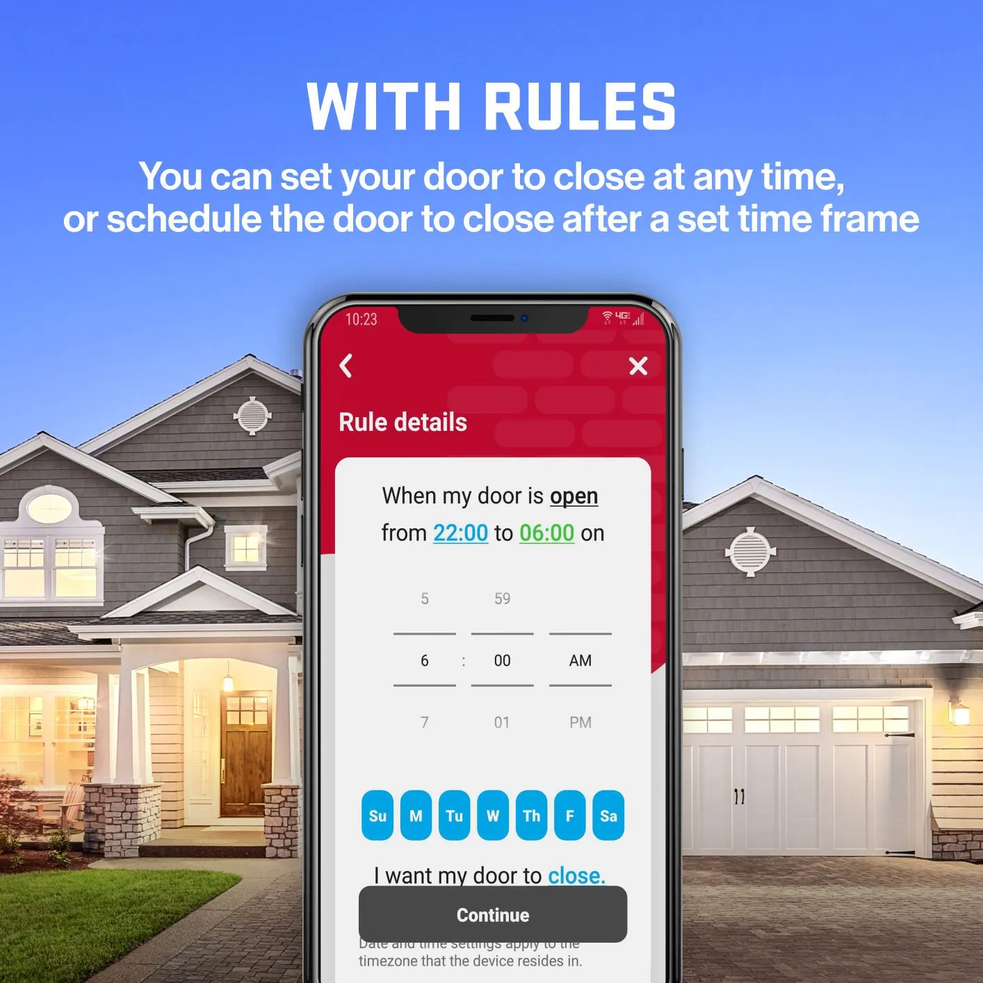 QuietLift Connect ¾ HPc Garage Door Opener- Wi-fi Enabled Ultra Quiet Belt Drive - Works W/ Amazon Alexa and Google Home