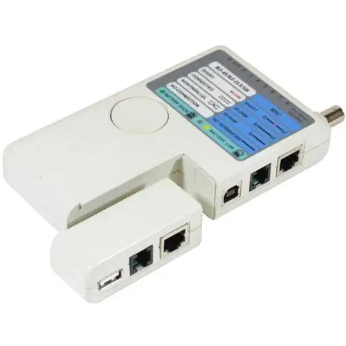 RJ45 UTP/STP USB RJ11/RJ12/BNC/RCA Remote Cable Wire Tester