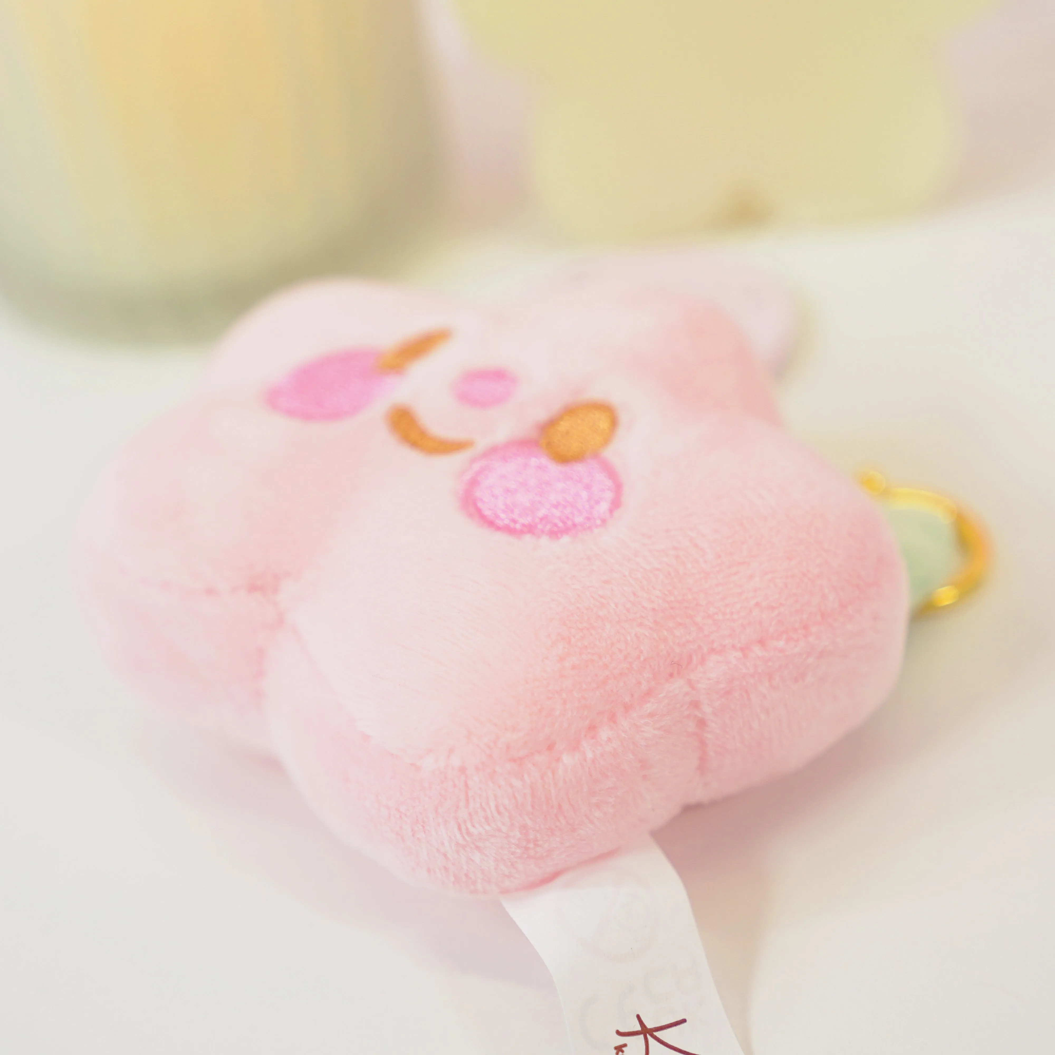 Sakura Flower Keychain Plushie - Cute Soft Plush Keychain Accessory for Bags & Keys