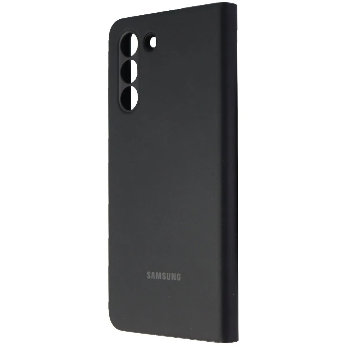 Samsung S-View Flip Cover Case for Galaxy S21 FE (5G) - Black/Clear
