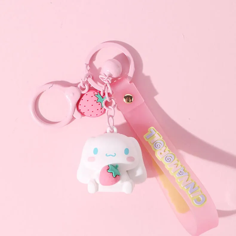 Sanrio Fun Moment Series Cinnamoroll Doll Wristlet Keychain