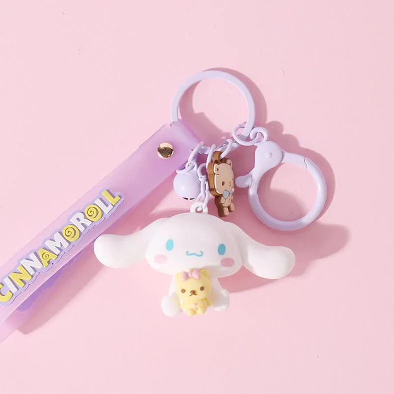 Sanrio Fun Moment Series Cinnamoroll Doll Wristlet Keychain