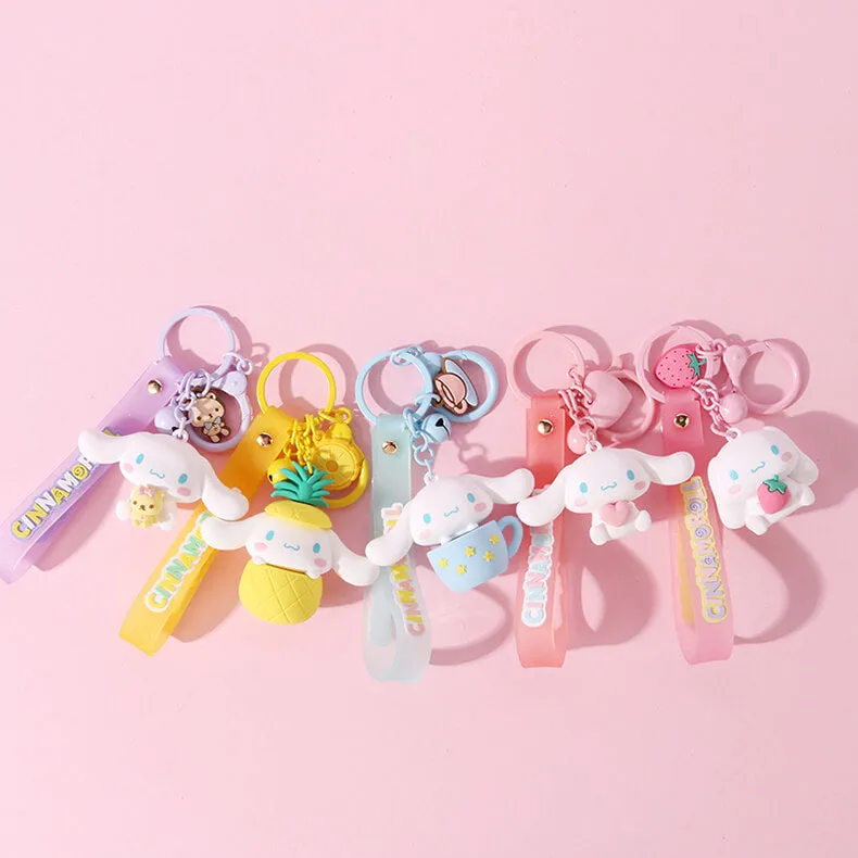 Sanrio Fun Moment Series Cinnamoroll Doll Wristlet Keychain