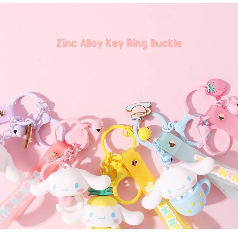 Sanrio Fun Moment Series Cinnamoroll Doll Wristlet Keychain