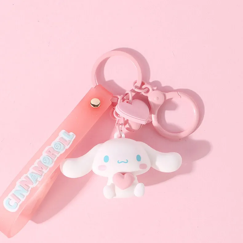 Sanrio Fun Moment Series Cinnamoroll Doll Wristlet Keychain