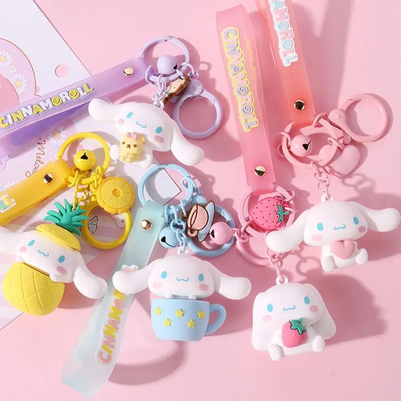 Sanrio Fun Moment Series Cinnamoroll Doll Wristlet Keychain