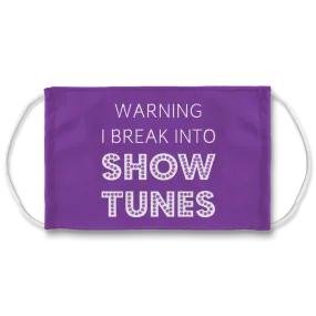 Showtunes Face Mask