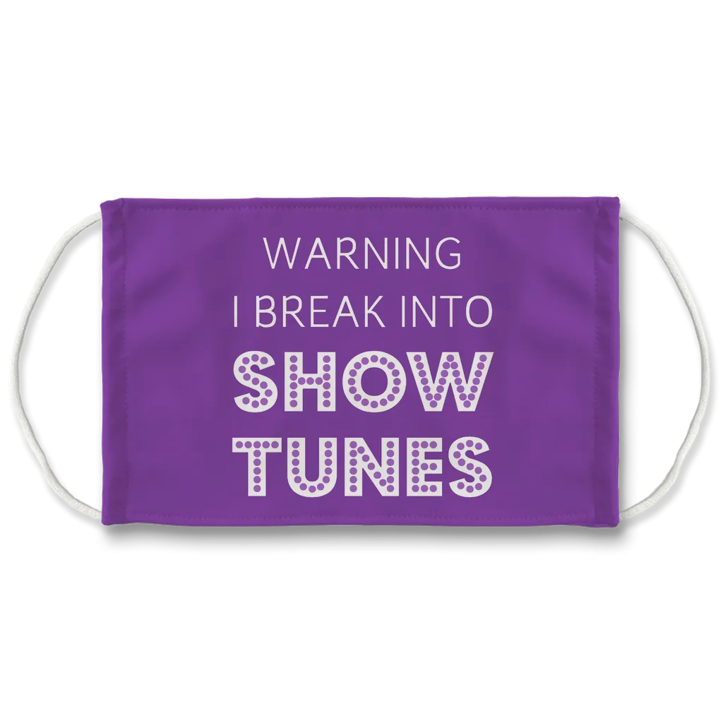 Showtunes Face Mask