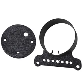 Single Gauge Bracket - Black - 1995-2011 Harley-Davidson XL883 1995-2005 FXD Models