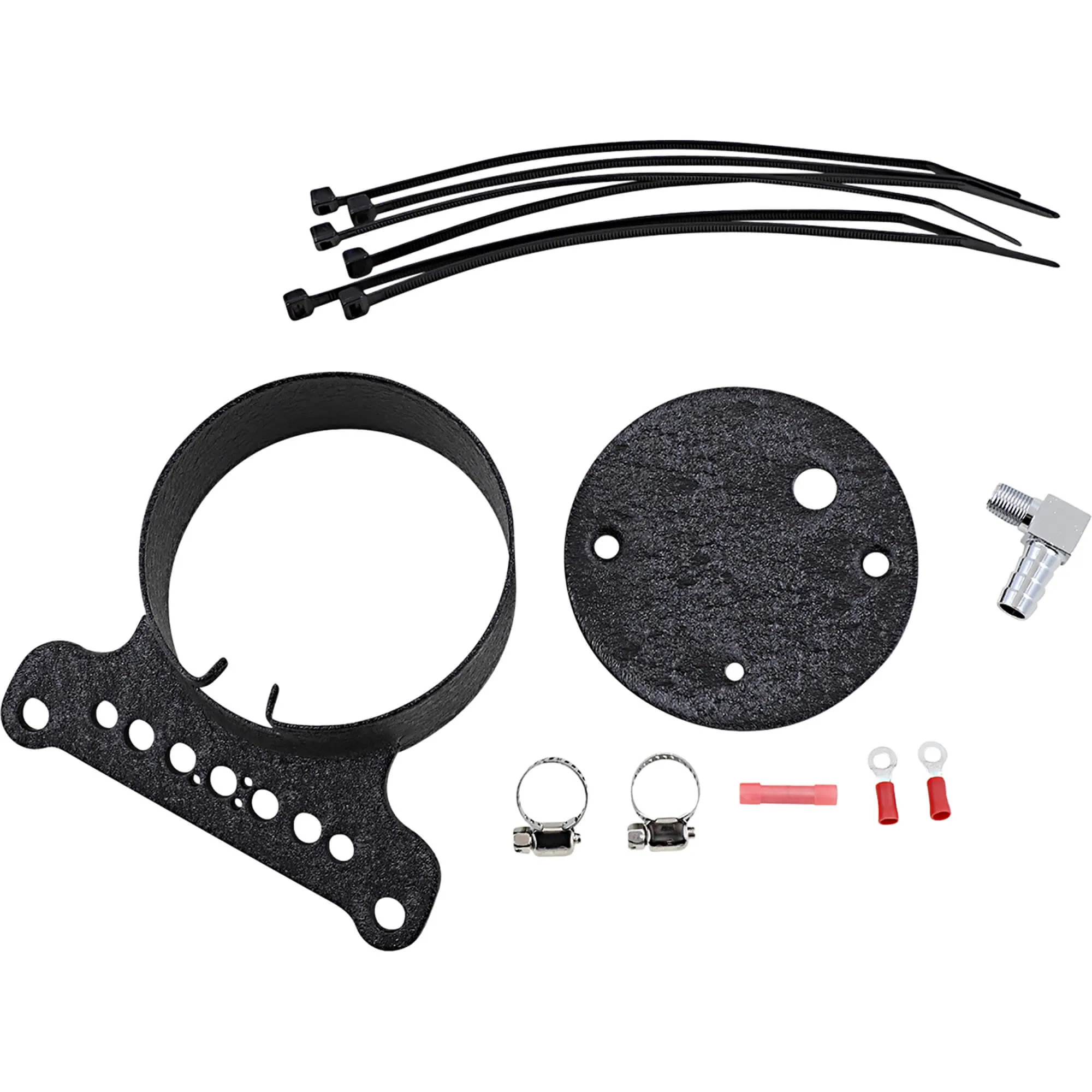 Single Gauge Bracket - Black - 1995-2011 Harley-Davidson XL883 1995-2005 FXD Models