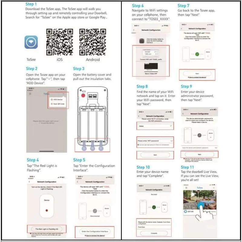 Smart Wifi Video Doorbell