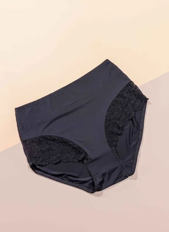 Sorella Sheen Lace II Extra High Rise Panty S24-081360 (Plus Size Design)