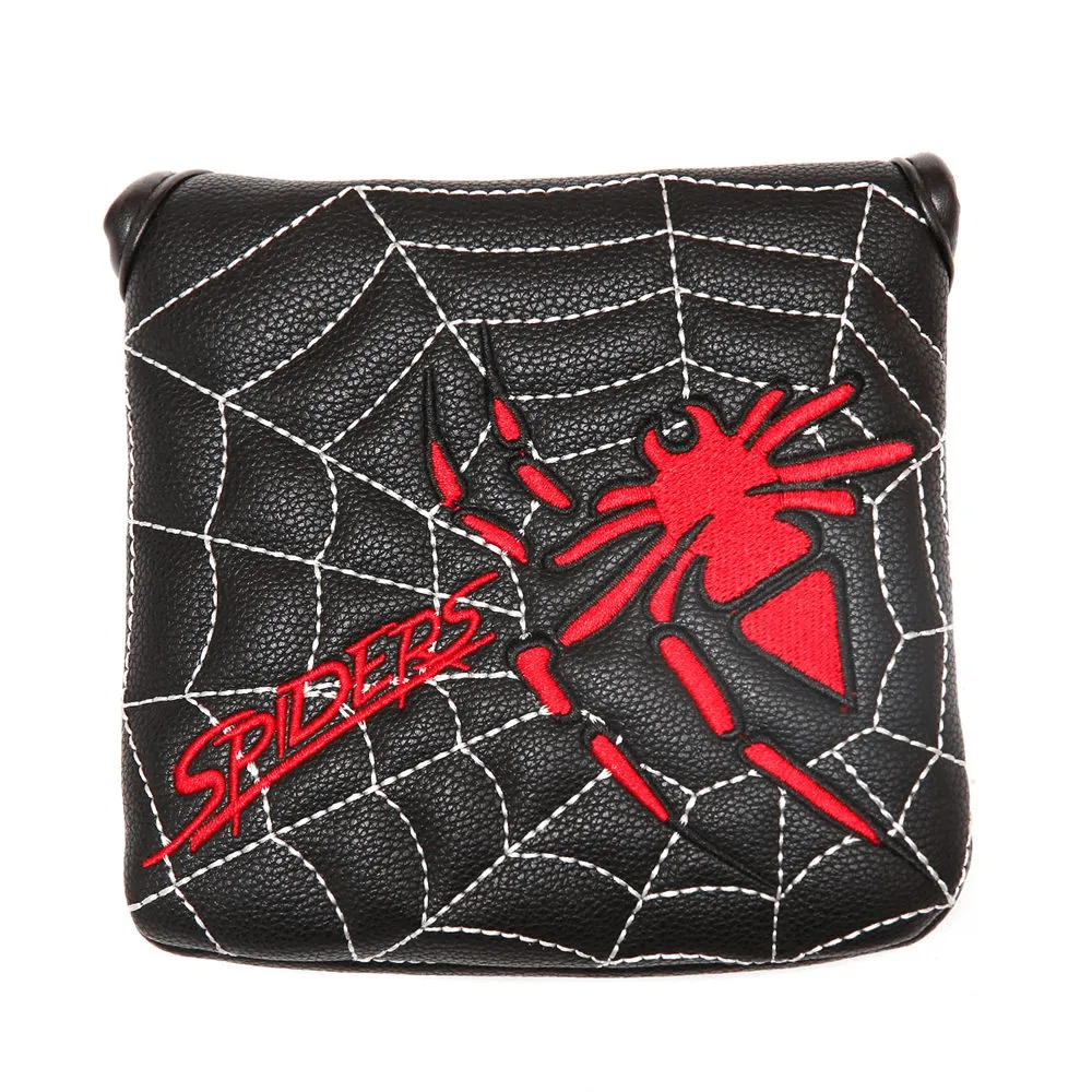 Spider Embroidery Square Mallet Putter Head Cover