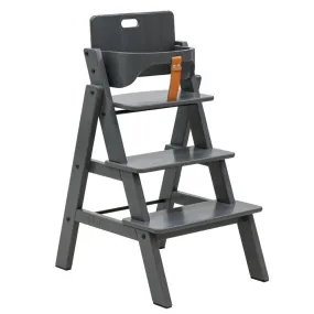 Stully High Chair with Brace Deep Grey