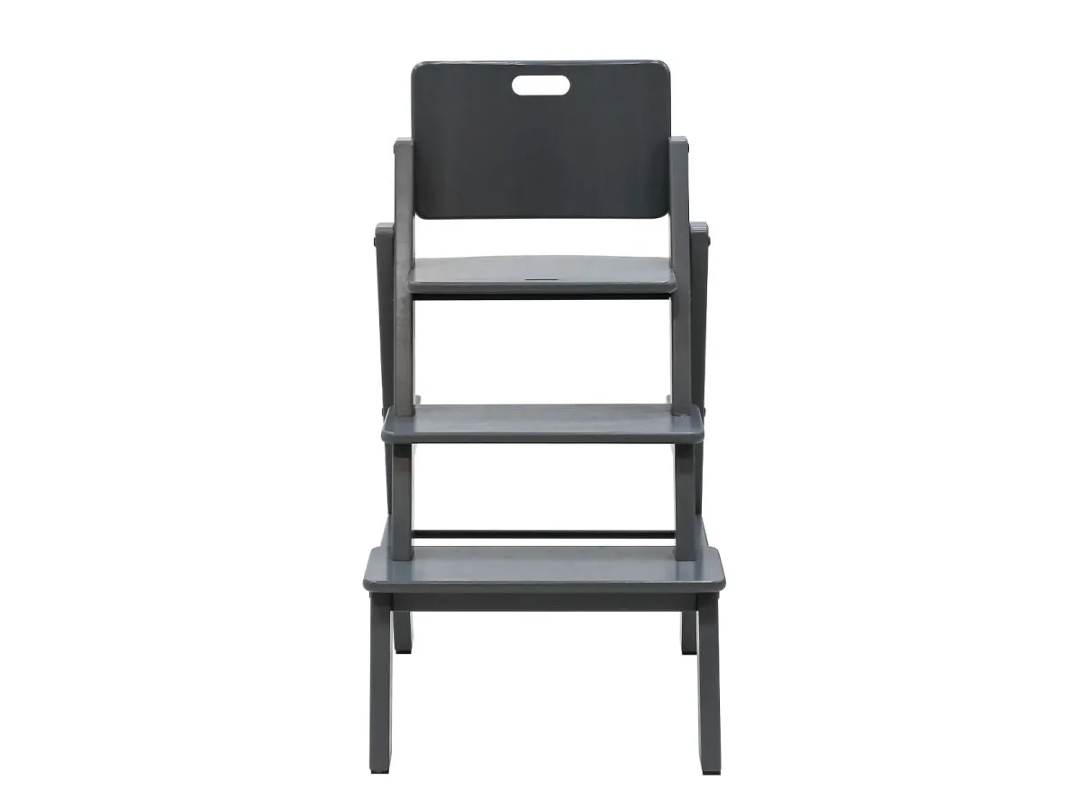 Stully High Chair with Brace Deep Grey