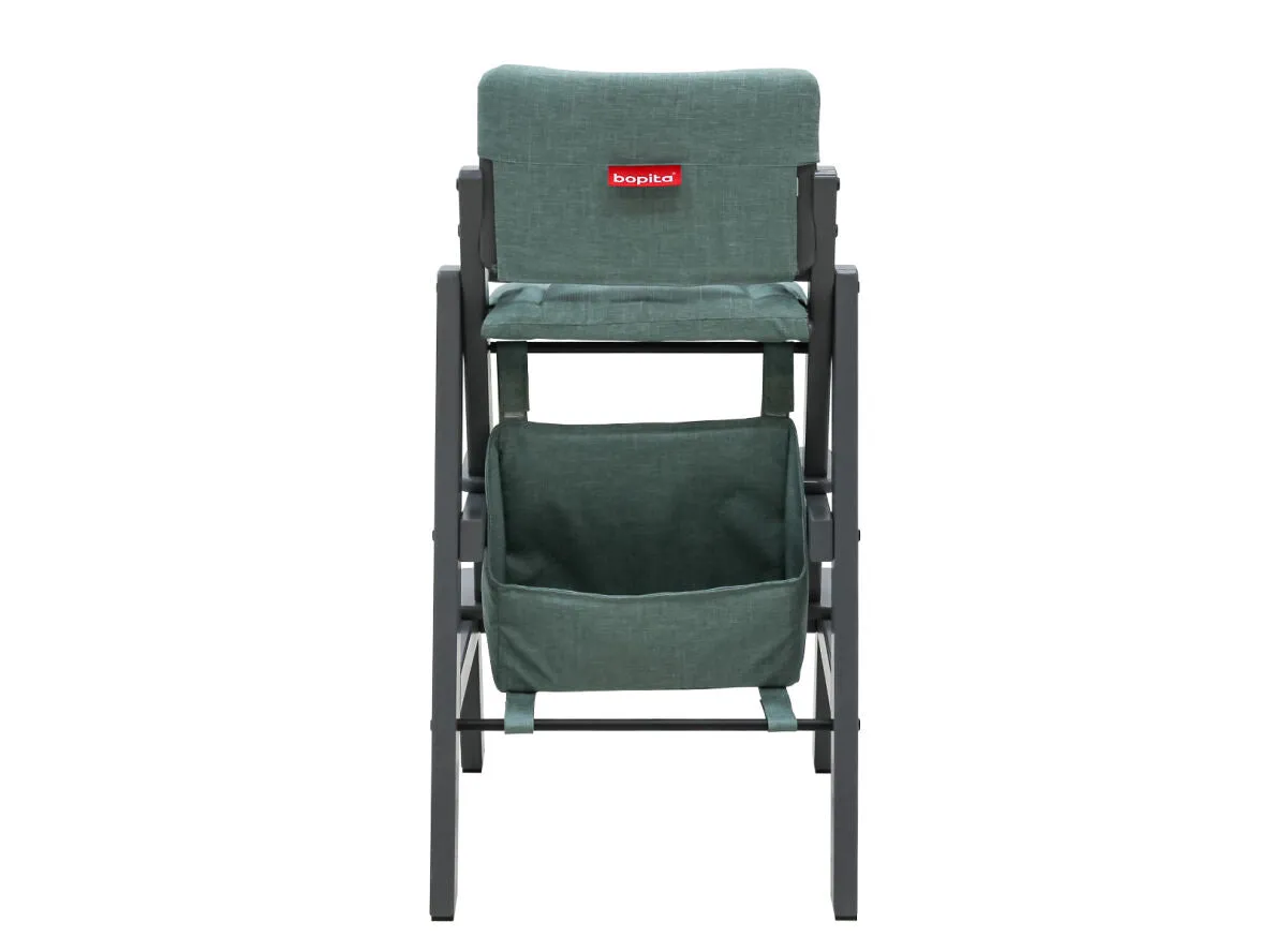 Stully High Chair with Brace Deep Grey