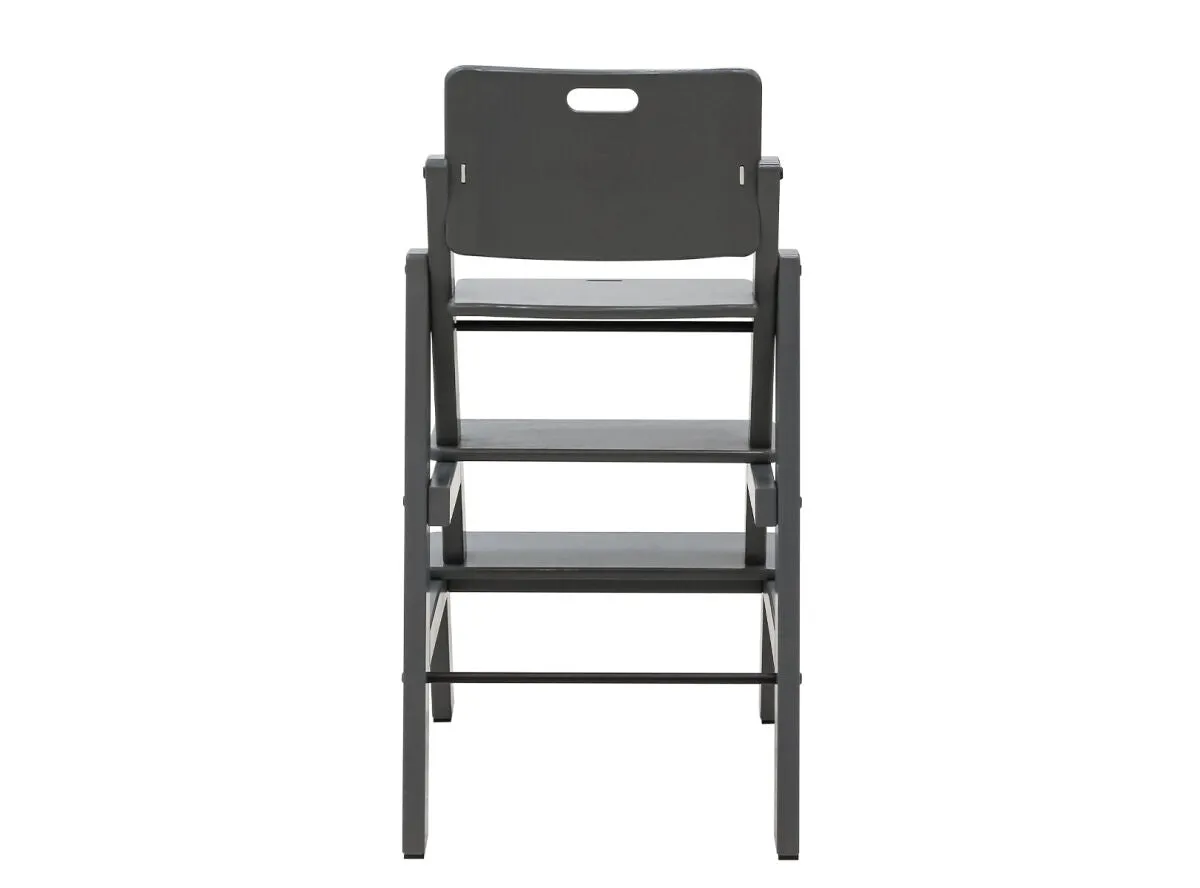 Stully High Chair with Brace Deep Grey